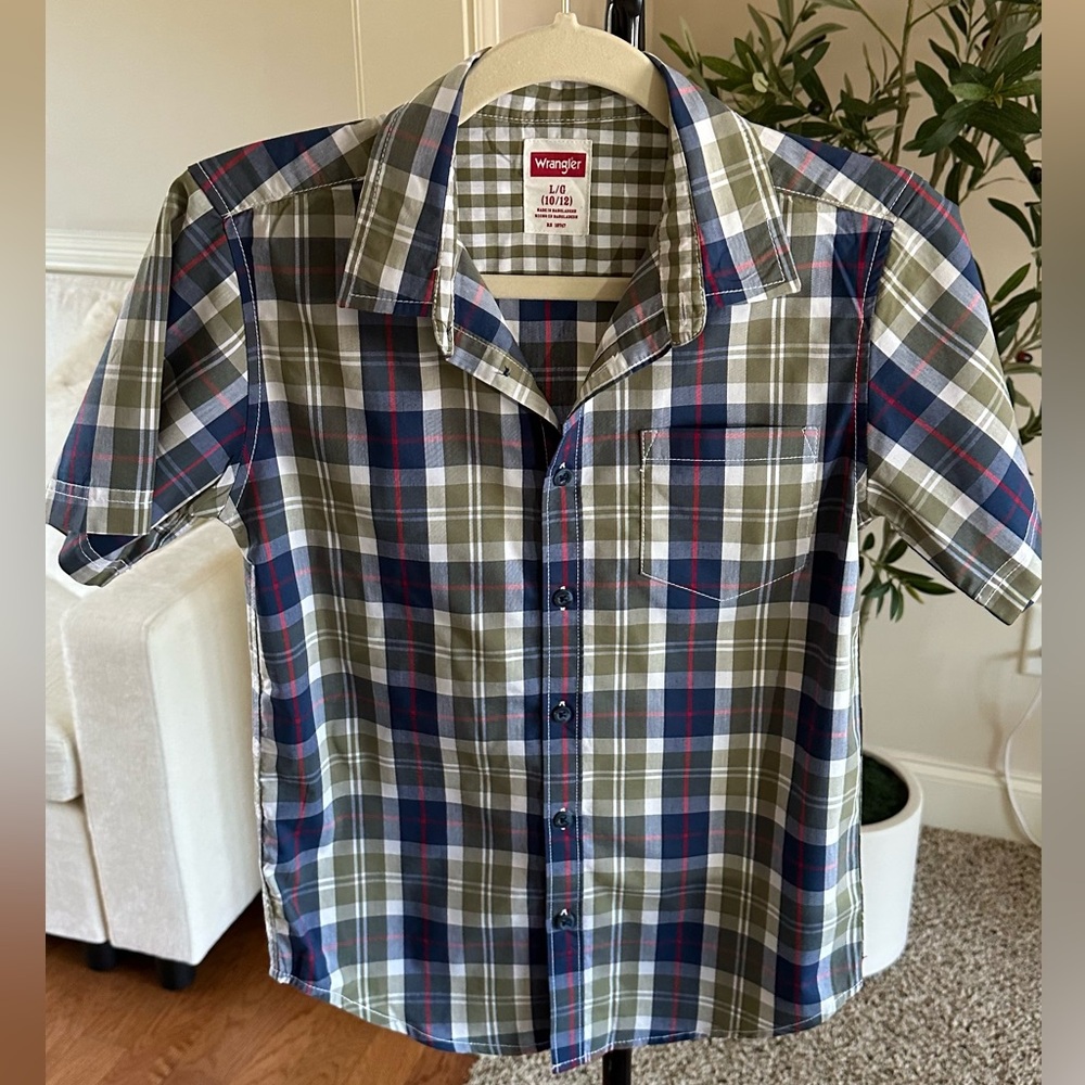 Wrangler Plaid Short Sleeve Shirt